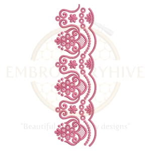 Buy border machine embroidery design