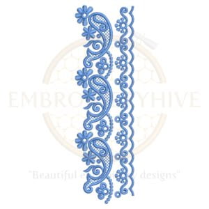 Buy border machine embroidery design