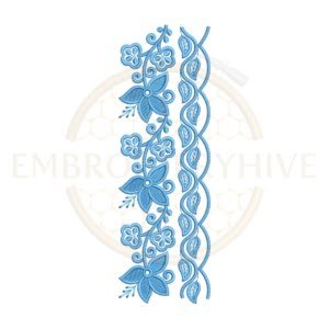 Buy border machine embroidery design