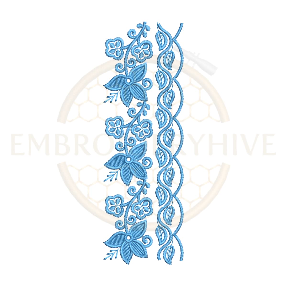 Buy border machine embroidery design