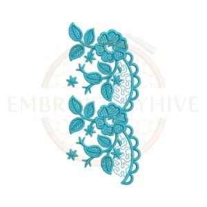 Buy border machine embroidery design