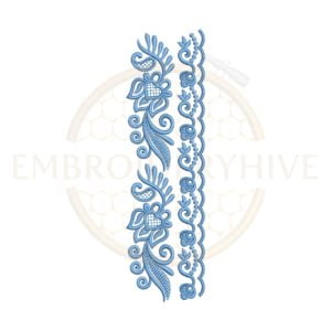 Buy border machine embroidery design