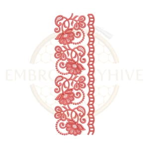 Buy border machine embroidery design