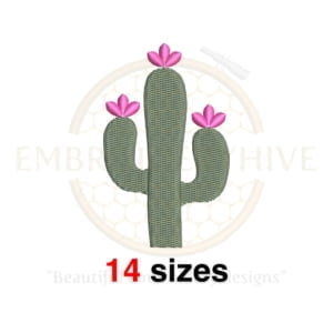 Buy Cactus machine embroidery design