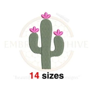 Buy Cactus machine embroidery design