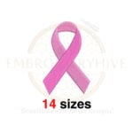 Buy Cancer ribbon machine embroidery design