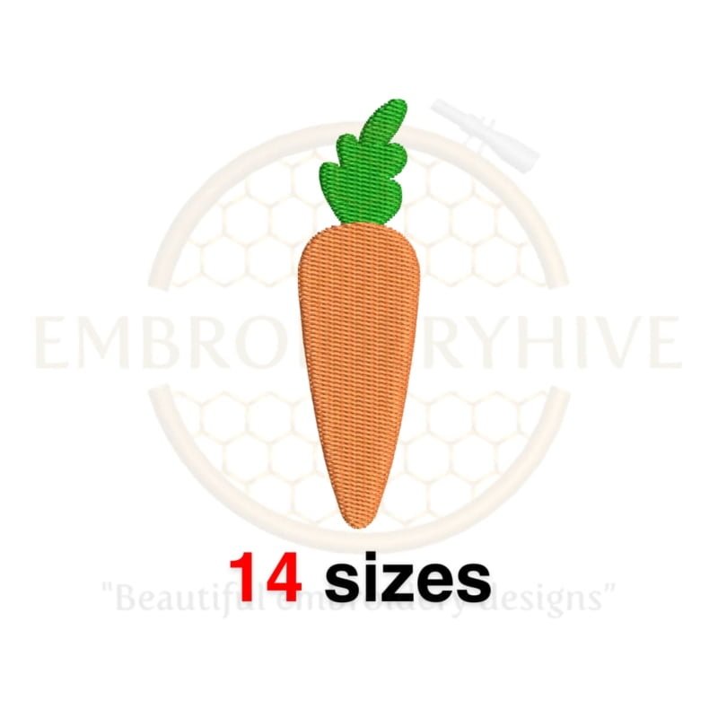 Buy Carrot machine embroidery design