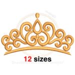 Buy Crown machine embroidery design