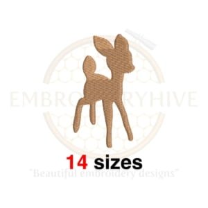 Buy Deer machine embroidery design