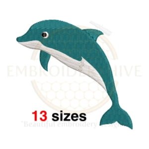 Buy Dolphin machine embroidery design