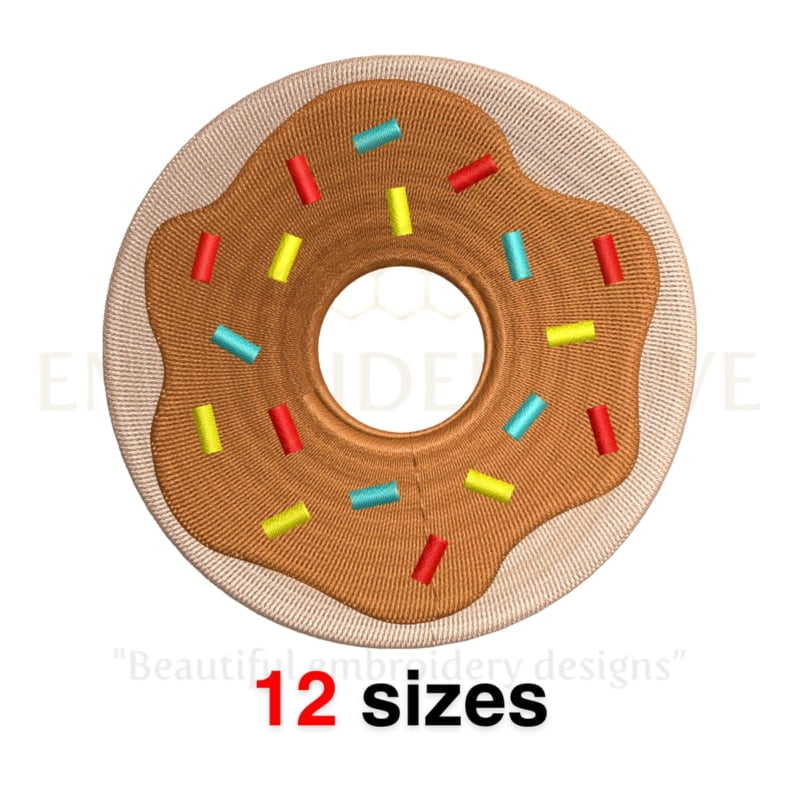 Buy Donut machine embroidery design