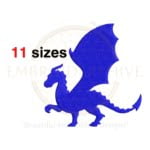 Buy Dragon machine embroidery design