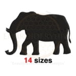 Buy Elephant machine embroidery design