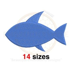 Buy Fish Machine embroidery design