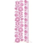 Buy floral border machine embroidery design