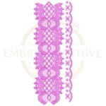 Buy floral border machine embroidery design