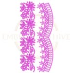 Buy floral border machine embroidery design