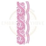 Buy floral border machine embroidery design