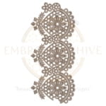 Buy floral border machine embroidery design