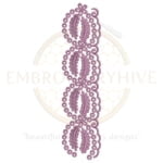 Buy floral border machine embroidery design