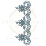 Buy floral border machine embroidery design