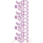 Buy floral border machine embroidery design