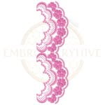 Buy flower border machine embroidery design