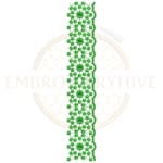 Buy flower border machine embroidery design