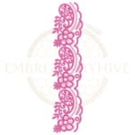 Buy flower border machine embroidery design