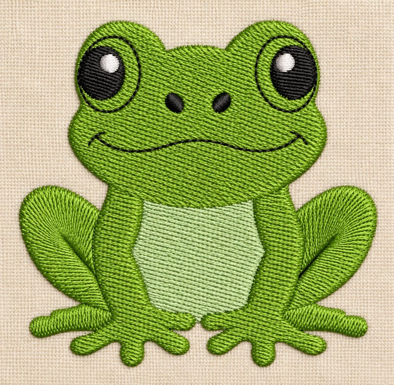 Frog Embroidery Design - Image 3