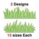 Buy Grass machine embroidery design