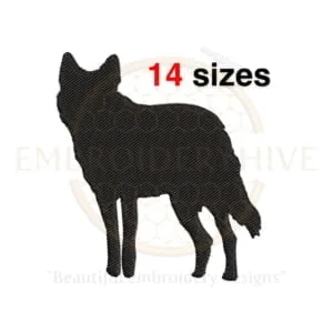 Buy Jackal machine embroidery design