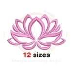 Buy Lotus flower machine embroidery design