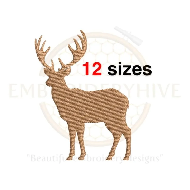 Buy Moose machine embroidery design