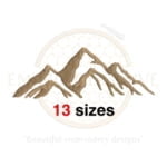 Buy Mountain machine embroidery design