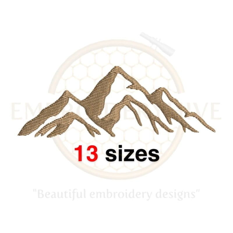 Buy Mountain machine embroidery design