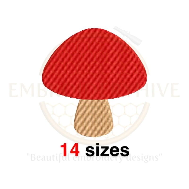 Buy Mushroom machine embroidery design