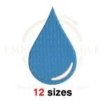 Buy One drop water machine embroidery design