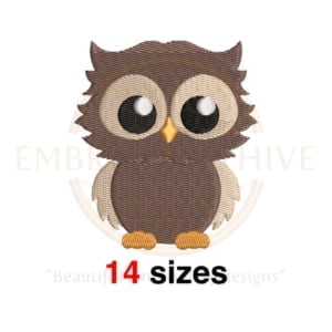 Buy Owl machine embroidery design