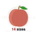 Buy Peach machine embroidery design