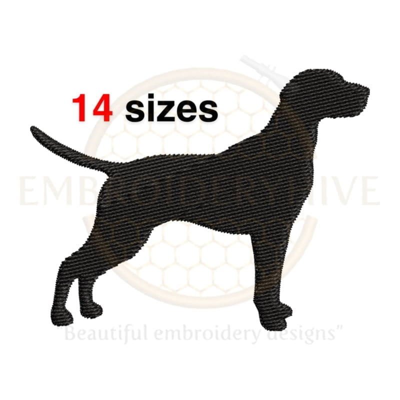 Buy Pointer machine embroidery design