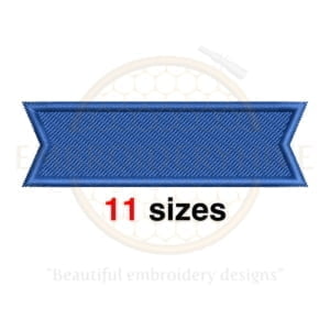 Buy Ribbon banner machine embroidery design