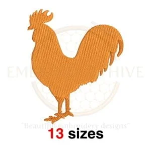 Buy Rooster machine embroidery design