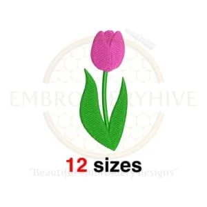 Buy Rose plant machine embroidery design