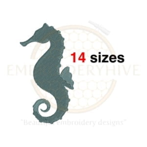 Buy Sea Horse machine embroidery design