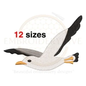 Buy Seagull machine embroidery design