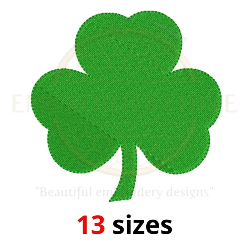 Buy Shamrock machine embroidery design