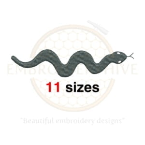 Buy Snake machine embroidery design