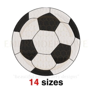 Buy Soccer Ball machine embroidery design