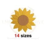 Buy Sunflower machine embroidery design